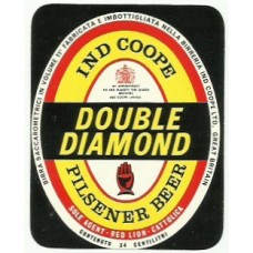 Ind Coope Double Diamond Pilsener Beer Italy Beer Bottle Label