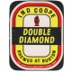 Ind Coope Double Diamond Brewed At Burton Beer Bottle Label