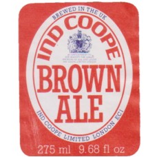 Ind Coope Brown Ale 275ml 9.68 fl oz Beer Bottle Label