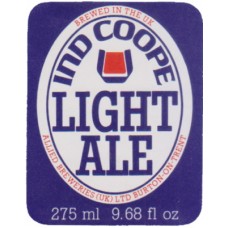 Ind Coope Burton Light Ale 275ml 9.68 fl oz Beer Bottle Label