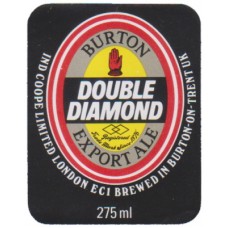 Ind Coope Double Diamond Export Ale 275ml Beer Bottle Label