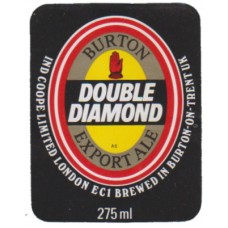 Ind Coope Double Diamond A5 Export Ale 275ml Beer Bottle Label