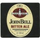 Ind Coope John Bull Bitter Ale Imported 33 cl Beer Bottle Label