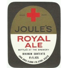 Joule's Brewery Stone Royal Ale 6 1/3 fl ozs Beer Bottle Label