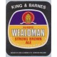 King & Barnes Brewery Wealdman Strong Brown 9 1/2 fl oz 270ml Beer Bottle Label