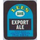 Lees Brewery Manchester Export Ale 275ml 9.68 fl oz Beer Bottle Label