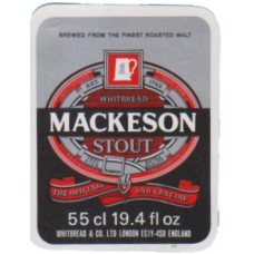 Whitbread Mackeson Stout 55cl 19.4 fl oz Beer Bottle Label