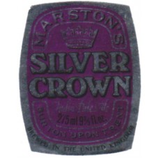 Marstons Brewery Silver Crown India Pale Ale 275ml 9 2/3 fl oz Beer Bottle Label