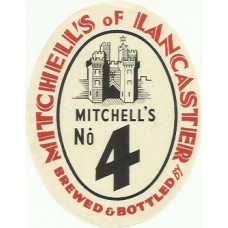 Mitchells Lancaster Mitchell's No.4 Beer Bottle Label