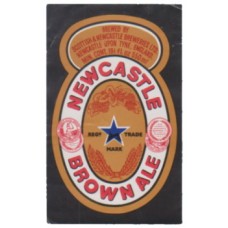 Newcastle Brown Ale (Scottish & Newcastle) 19 1/3 fl oz 550ml Beer Bottle Label