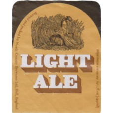 North Country Breweries Light Ale 19 1/3 fl oz 549ml Beer Bottle Label