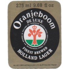 Oranjeboom De Luxe (Allied Breweries) 275ml 9.68 fl oz Beer Bottle Label