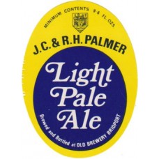 Palmers Brewery Bridport Light Pale Ale 9.6 fl ozs Beer Bottle Label
