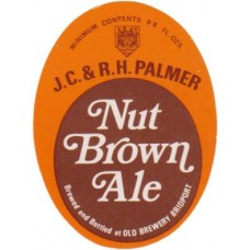 Palmers Old Brewery Bridport Nut Brown Ale 9.6 fl ozs Beer Bottle Label