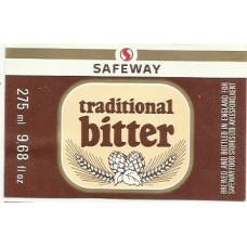 Ruddles Brewery (Safeway) Traditional Bitter 275ml 9.68 fl oz Beer Bottle Label