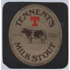 Tennents Caledonian Breweries Milk Stout Beer Bottle Label