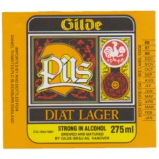 Thwaites Brewery Blackburn Import Gilde Pils Diat Lager 275ml Beer Bottle Label