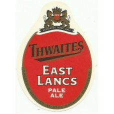 Thwaites Star Brewery Blackburn East Lancs Pale Ale Beer Bottle Label