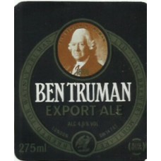 Trumans Brewery London Export Ale 275ml Beer Bottle Label