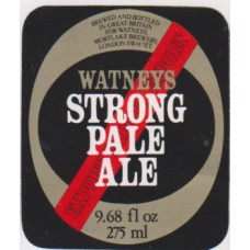 Watneys London Strong Pale Ale Export 9.68 fl oz 275ml Beer Bottle Label
