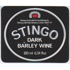 Watneys London Stingo Barley Wine 180ml 6.34 fl oz Beer Bottle Label