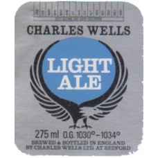 Wells Bedford Light Ale 275ml OG 1030-1034 Beer Bottle Label