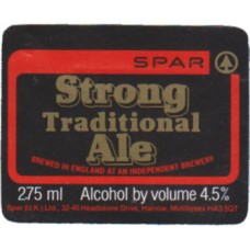 Wells Bedford Spar Strong Traditional Ale 275ml ABV 4.5% Beer Bottle Label