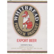 Whitbread Brewery London Premium Draught Export Beer 750ml Beer Bottle Label