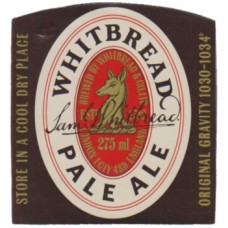 Whitbread Brewery London Pale Ale 275ml og 1030-1034 Beer Bottle Label