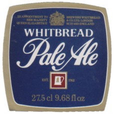 Whitbread Brewery London Pale Ale 27.5cl 9.68 fl oz Beer Bottle Label