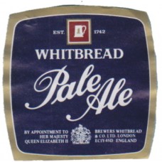 Whitbread Brewery London Pale Ale Beer Bottle Label