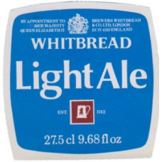 Whitbread Brewery London Light Ale 27.5cl 9.68 fl oz Beer Bottle Label