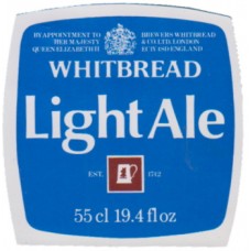 Whitbread Brewery London Light Ale 55cl 19.4 fl oz Beer Bottle Label
