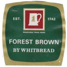 Whitbread Brewery London Forest Brown By Whitbread Beer Bottle Label