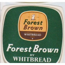 Whitbread Brewery London Forest Brown Beer Bottle Label