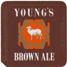 Youngs Brewery Wandsworth Brown Ale 275ml Beer Bottle Label