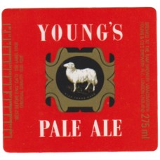 Youngs Brewery Wandsworth Pale Ale 275ml Beer Bottle Label