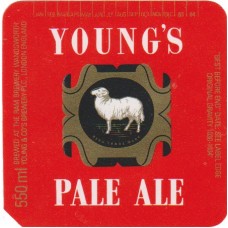Youngs Brewery Wandsworth Pale Ale 550ml Beer Bottle Label