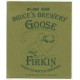 Bruces Brewery Goose & Firkin Information Card