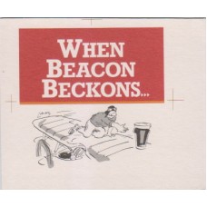 Everards When Beacon Beckons Beer Mat Proof Card 1