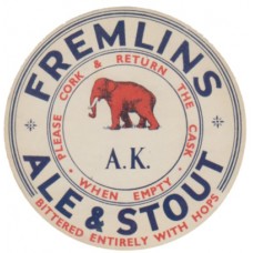 Fremlins Ale & Stout AK Cask Return Sticker