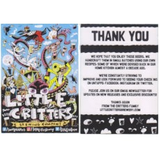 Little Critters Brewing Company Thank You Card