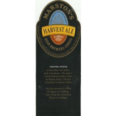 Marstons Head Brewers Choice Harvest Ale Tasting Notes Card