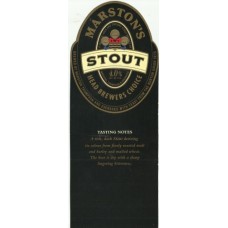 Marstons Head Brewers Choice Stout Tasting Notes Card