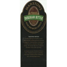 Marstons Head Brewers Choice Dereham Bitter Tasting Notes Card