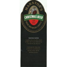Marstons Head Brewers Choice Christmas Beer Tasting Notes Card
