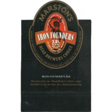 Marstons Head Brewers Choice Iron Founders Tasting Notes Folding Stand